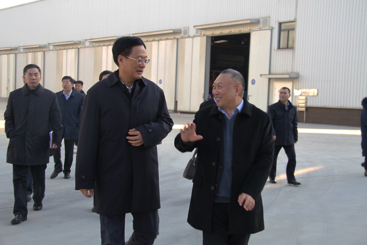 山东省政协主席刘伟到济南天业公司调研 