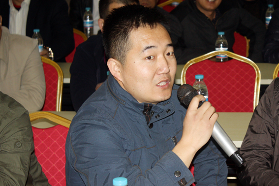 Guests at the meeting spoke and discussed